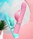 Розкішний кролик з ротацією та вібрацією Pillow Talk Lively Pink, кристал Сваровскі, потрійний відро SO6856 фото 1