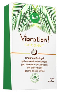 Жидкий вибратор Intt Vibration Coconut Vegan (15 мл) SO5972 фото