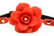 Силіконовий кляп з трояндою Master Series: Blossom Silicone Rose Gag – Red SO8801 фото 3