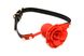 Силиконовый кляп с розой Master Series: Blossom Silicone Rose Gag – Red SO8801 фото 1