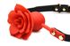 Силіконовий кляп з трояндою Master Series: Blossom Silicone Rose Gag – Red SO8801 фото 2