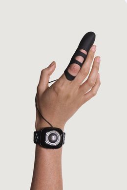 Вібратор на палець Adrien Lastic Touche (S) для глибокої стимуляції з пультом керування на руці AD40692 фото