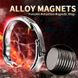 Магнітне ерекційне кільце "Alloy" - Сріблястий X0000780 фото 4