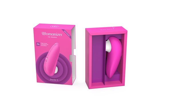 Вакуумный клиторальный стимулятор Womanizer Starlet 3 PINK SO8743 фото