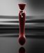 Смартвибратор 3в1 Zalo — Queen Wine Red, пульсирующая жемчужина и вакуум, кристалл Swarovski SO6662 фото 1