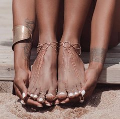 Браслеты для ног Bijoux Indiscrets Magnifique Feet Chain — Gold SO5922 фото