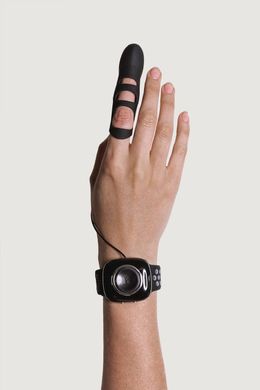 Вібратор на палець Adrien Lastic Touche (L) для глибокої стимуляції з пультом керування на руці AD40709 фото