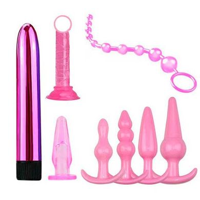 Анально-вагинальный набор из 8 предметов - Сиреневый – Анальные игрушки X0000585-1 фото