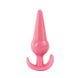 Силіконова анальна пробка - Рожевий - 4*12 см - Анальні іграшки X00000146-1 фото 3