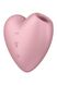Вакуумний стимулятор-серце з вібрацією Satisfyer Cutie Heart Light Red SO6286 фото 6