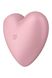 Вакуумний стимулятор-серце з вібрацією Satisfyer Cutie Heart Light Red SO6286 фото 10