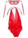 Эротический игровой костюм "Незнакомка" - Красный - XS/S/М – Эротическое бельё X00000261-2 фото 17