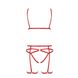 Комплект белья Passion Exclusive MAGALI SET OpenBra XXL/XXXL, red, стрепы, лиф, трусики и пояс PS23803 фото 5