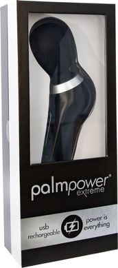 Мощный вибромассажер PalmPower Extreme - Black, 7 режимов, гибкая головка, перезаряжаемый SO3477 фото