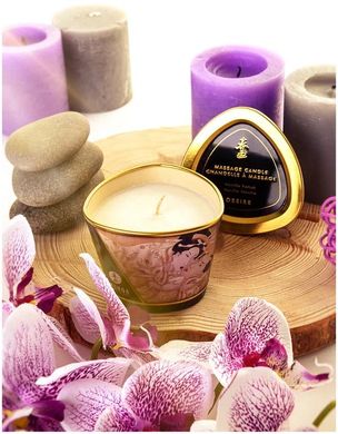 Массажная свеча Shunga Massage Candle - Vanilla Fetish (170 мл) с афродизиаками SO2511 фото