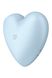 Вакуумний стимулятор-серце з вібрацією Satisfyer Cutie Heart Blue SO6287 фото 8