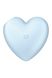 Вакуумний стимулятор-серце з вібрацією Satisfyer Cutie Heart Blue SO6287 фото 7