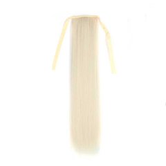 Шиньйон накладний хвіст на стрічці Didaka пряме волосся 60 см "Блонд" X0000929-1 фото