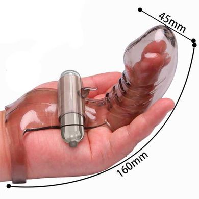 Вібратор на палець SexFinger - Прозорий - Вібратори X0000026-1 фото
