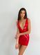 Лакированное платье с сексуальным декольте «Лучезарная Эмилия» D&A, XXXL, красное SO9358 фото 5