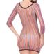 Яскрава кольорова міні-сукня в сіточку - XS/S/M - Еротична білизна X00000291 фото 10