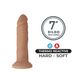 Полуторс с фаллоимитатором на присоске SilexD Apollo S Male Torso Caramel SX0813 фото 3