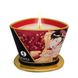 Масажна свічка Shunga Massage Candle – Sparkling Strawberry Wine (170 мл) з афродизіаками SO2513 фото 4