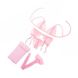 Безпрограшний комплект з панчохами та поясом для панчіх - Рожевий - Еротична білизна X00000224-4 фото 13