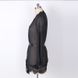 Коротенький прозорий халат з довгим рукавом - XS/S/M - Чорний - Еротична білизна X00000292-1 фото 17